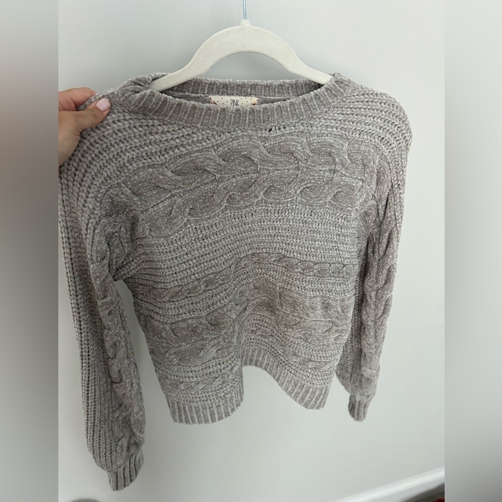Gray sweater